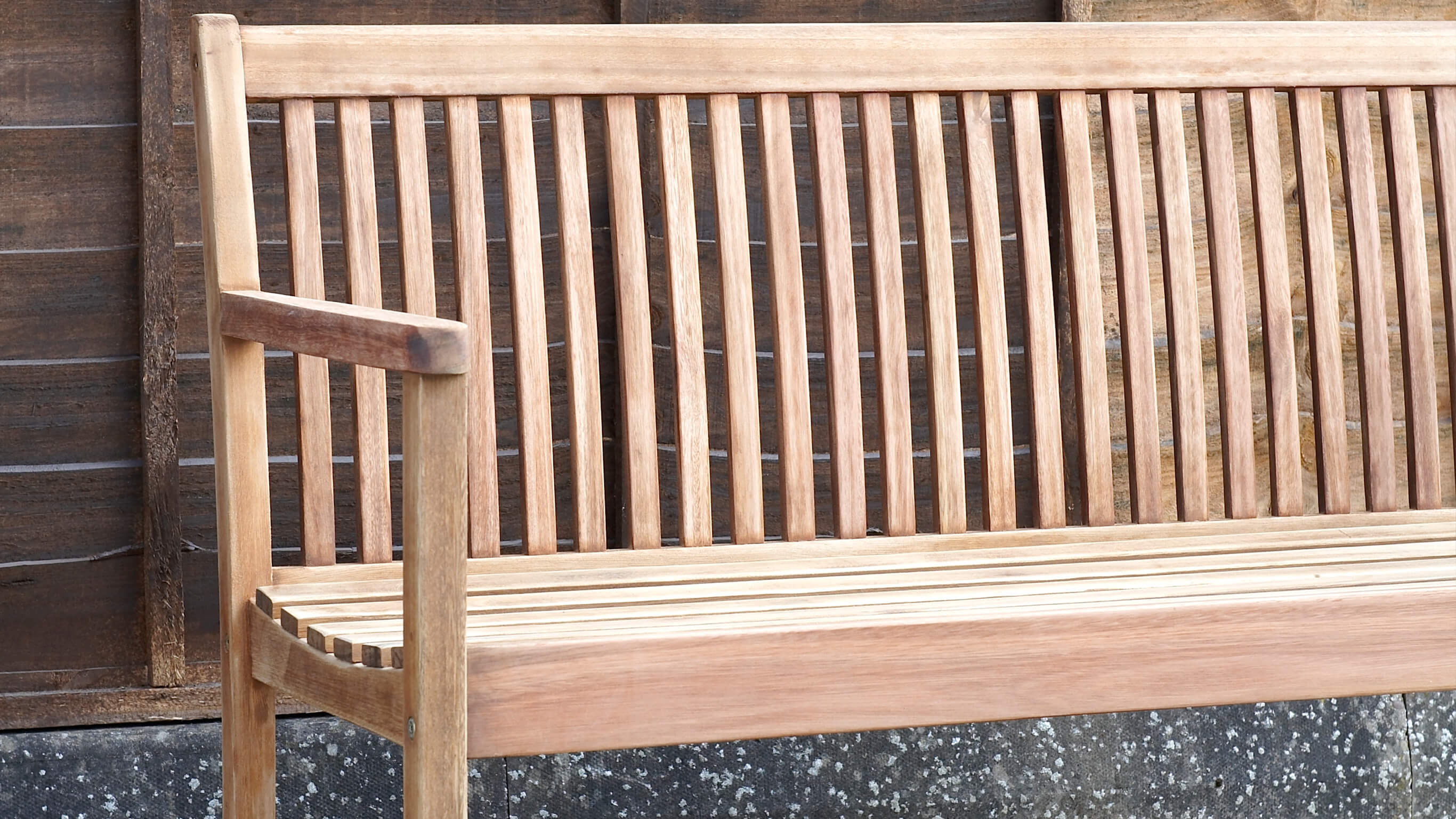 Outdoor bench Outdoor wooden bench